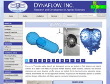 Tablet Screenshot of dynaflow-inc.com